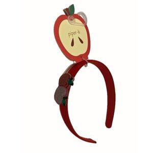 NWT 🍎 Piper K Gorgeous Teacher School apples red Hair Headband